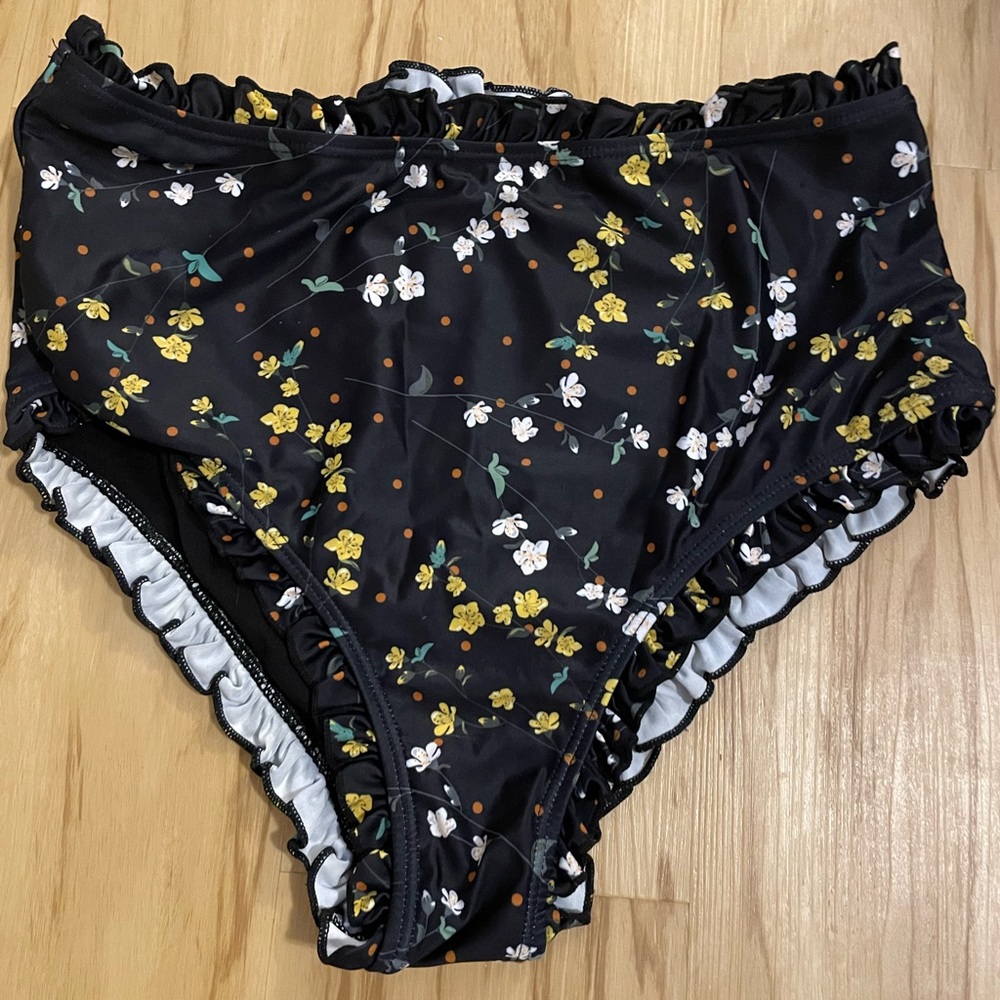 High rise swim bottom from Shein